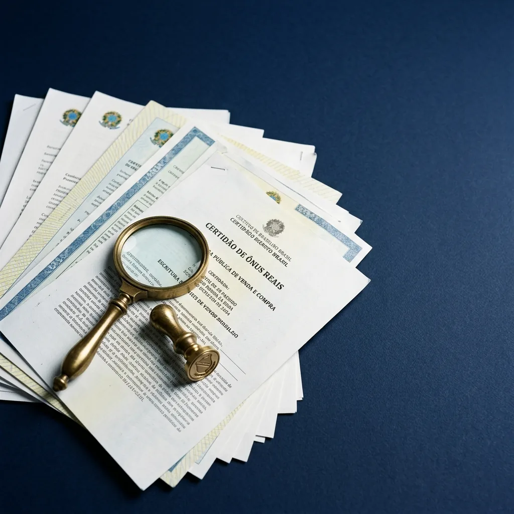 Due diligence do imóvel - Documentos imobiliários e certidões